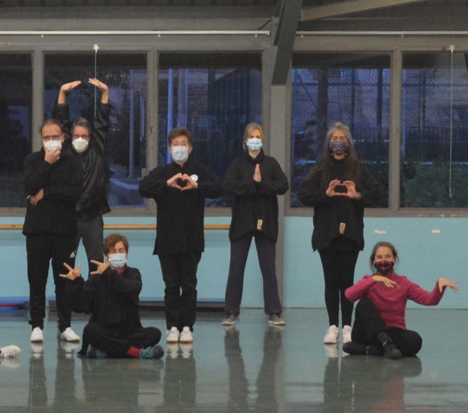 Barcelona Enjoying Health Qigong Under Pandemic